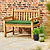 Bench Cushion 120cm Green