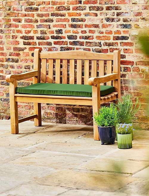 Bench Cushion 120cm Green