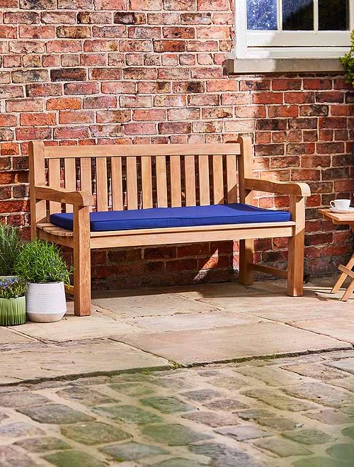 Bench Cushion 150cm Blue