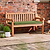 Bench Cushion 150cm Green