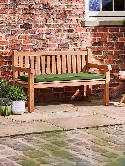 Bench Cushion 150cm Green
