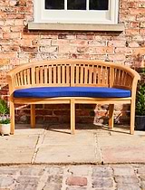 Crummock Bench Cushion 140cm Blue