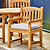 Chair Seat Cushion Large Natural