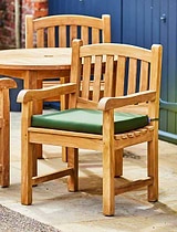 Chair Seat Cushion Large Green