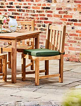 Chair Seat Cushion Large Green