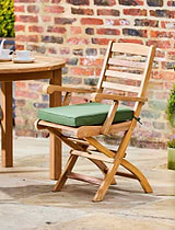 Chair Seat Cushion Small Green