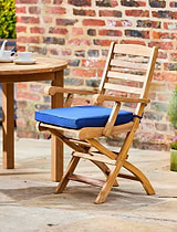 Chair Seat Cushion Small Blue