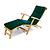 Toddington Steamer Cushion Green