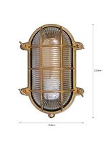 Devonport Bulk Head Light Brass