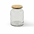 Hawling Storage Jar Large Glass
