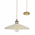 Wanstrow Ceiling Pendant Large Clay