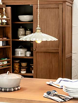 Wanstrow Ceiling Pendant Large Clay