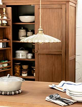 Wanstrow Ceiling Pendant Large Clay