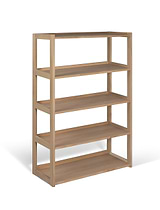 Hambledon 5 Tier Bookshelf Natural