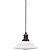 Beaulieu Ceramic Fluted Cone Pendant Antique Bronze