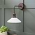 Beaulieu Ceramic Fluted Cone Wall Light Antique Bronze