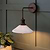 Beaulieu Ceramic Fluted Cone Wall Light Antique Bronze