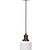 Beaulieu Ceramic Fluted Cylinder Pendant Antique Bronze