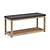 Hilcot Hallway Bench Slate Grey Acacia Wood