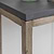 Hilcot Console Table Slate Grey Acacia Wood