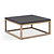 Hilcot Coffee Table Square Slate Grey Acacia Wood