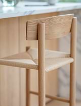 Longworth Bar Stool With Back Natural