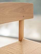 Longworth Bar Stool With Back Natural
