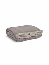 Leigh Herringbone Throw Natural Wool