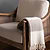 Leigh Wide Stripe Throw Natural Wool