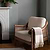 Leigh Wide Stripe Throw Natural Wool