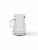 Northmoor Ribbed Jug Glass