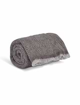 Leigh Diamond Throw Coffee Bean Wool