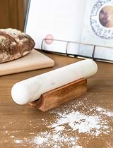 Brompton Rolling Pin White