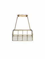 Brompton Napkin Tray Antique Brass Finish