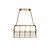 Brompton Napkin Tray Antique Brass Finish