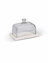 Brompton Butter Dish White