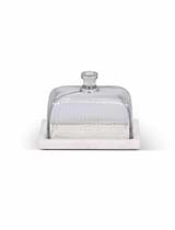 Brompton Butter Dish White