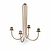 Brompton Dinner Candle Holder Antique Brass Finish