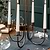 Brompton Dinner Candle Holder Antique Brass Finish