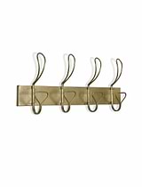 Brompton Hook Rail Antique Brass Finish