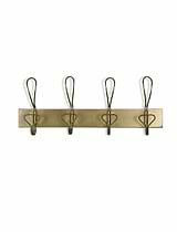 Brompton Hook Rail Antique Brass Finish