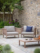 Porthallow Armchair & Table Set Natural