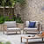 Porthallow Armchair & Table Set Natural