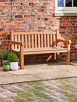 Windsor Teak Bench 3 Seater 150cm