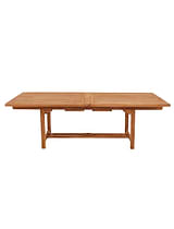 Arrow Teak Rectangular Extending Dining Table 240-300cm 