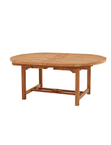 Avon Teak Oval Extending Dining Table 180-240cm
