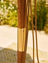 Parasol Solid Wood 3m Blue