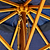 Parasol Solid Wood 3m Blue