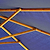 Parasol Solid Wood 3m Blue