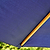 Parasol Solid Wood 3m Blue